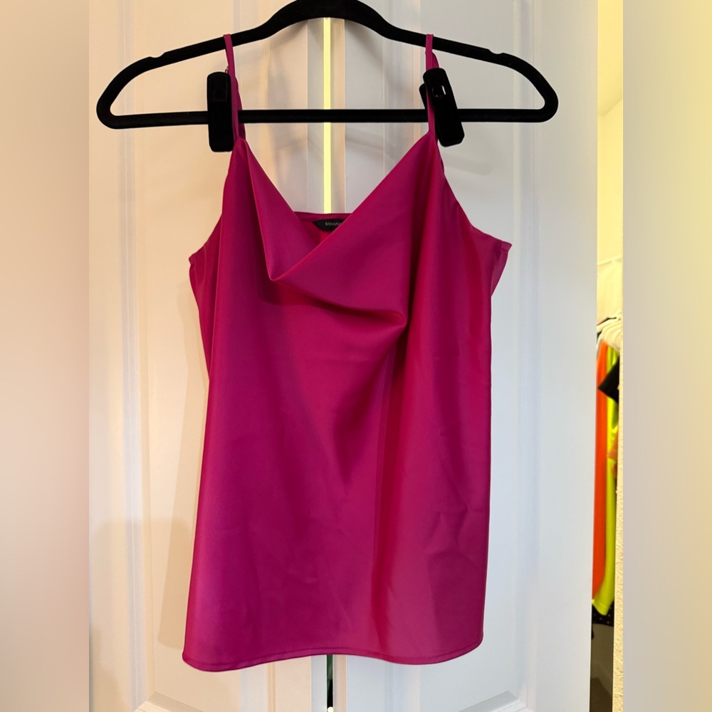 Banana Republic Fuchsia Sleeveless Blouse